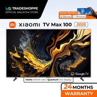 [MY SET] Xiaomi TV Max 100" 2025 Model - QLED Display 144Hz Refresh rate | 3+32GB Large Memory