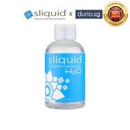 Sliquid - H2O Intimate Lube Bottle 4.2 oz / Water Based Lubricant / PH Balanced Lube