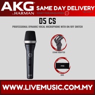 AKG D5CS Professional Dynamic Vocal Microphone with on/off Switch (D5 CS/D5-CS/D5)