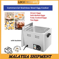 Commercial High-Capacity Multifunctional Onsen Egg Cooker (75°C Timer) for Soft-Boiled/Runny-Yolk Eg