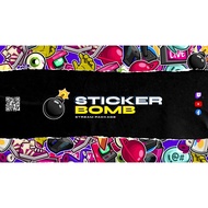 StickerBomb – Stream Pack  Package  Overlay / Screen Theme / Widget Theme (STREAMLABS OBS / OBS Studio)