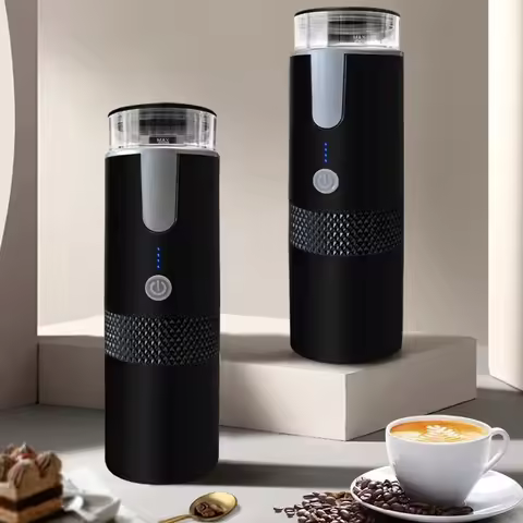 Zai Xiao New Coffee Maker Electric Capsule Ground Coffee Brewer Portable Coffee Machine Fit Powder a