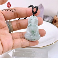 Marble necklace A - type A jade Guan Yin Buddha necklace - Precious Jade