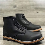 [ FREE GIFT 🎁 ] TIMBERLAND BOOTS MEN VINTAGE LEATHER HIGH BOOTS SHOES BLACK COLOUR T0028 KASUT BOOTS LELAKI