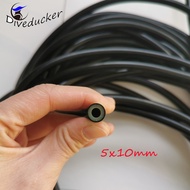 1 Meters 10mm×6mm/10mmx5mm/8mmx5mm Speargun Rubber Red Spearfishing Sling DIY Rubber Tube Spear Gun 