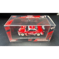 EBBRO 1: 43 BANDAI DUNLOP SC430 SUPER GT 500 No.35 Racing Model, Red Body with White Decoration, wit