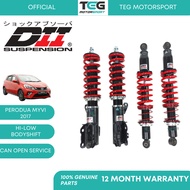 Myvi G3 17” DII (Boleh Service)  Adjustable suspension set (SD) Hi Low Body Shift Adjustable Absorbe