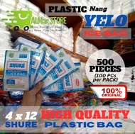 ALMar 5 Packs ( 500 PCs ) 4x12 Inches Size Shure Plastic Bag Durable,  Odorless And Made Of Virgin M