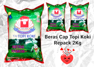 Beras Premium Repack 1.5Kg 2 Kilo ( 2 Kg ) dan 5Kg Sumo Anak Raja Fs Merah Topi Koki Larisst Sania Lahap Indo / Alfa Pulen Wangi