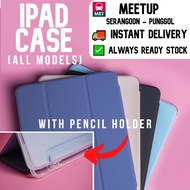 iPad case 10.2 Gen 7/8/9th, 9.7 with apple pencil holder
