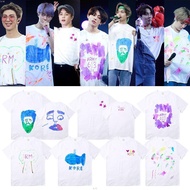 T-Shirt Short-Sleeved Loose Fit Graphic Print BTS Concert Merchandise Summer Fashion For Men And Women S-4X.