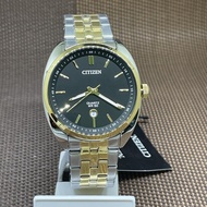 Citizen BI5094-59E Black Analog Two Tone Gold Stainless Steel Men's Watch