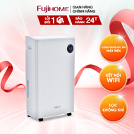 Máy hút ẩm Fujihome DH25W-HEPA-NEW 25L/ngày lọc HEPA + Anion sấy quần áo WiFi màn hình LED - BẢO HÀ