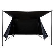 Capture Tent 1.0 Y-Frame Pole Solo Camping Tent 1-2 Person Black Glamping Tent UV Protection Waterpr