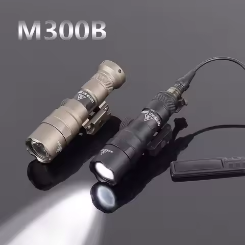 Tactical Surefire M300 M300A MINI Scout Light Rifle Hunting LED Flashlight Airsoft Weapons Gun Light