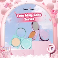 LUXCRIME - BLUR & COVER two way cake SERIES - Oil Control Foundation Powder | Silk Glow Skin Tone Ma