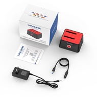 Wavlink Dual Slot HDD Docking Station USB 3.0ถึง SATA I/ii/iii เครื่องมือฟรีภายนอก HDD Flat Docking 