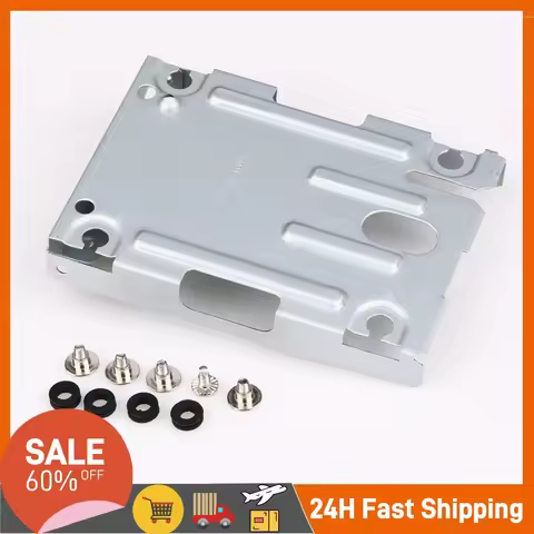For PS3 Super Slim Internal Hard Disk Drive HDD Mounting Bracket + Screws Game Console Base Tray for