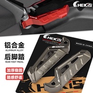 Chekis for QJMOTOR AX200S Modified rear footrest non-slip left and right Pedal aluminum alloy passen