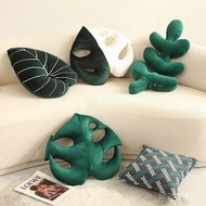 Leaf Backrest Sleeping Bed Decorative Cushion Sofa Simple ins Green Plant Girl Cushion Pillow Home B