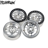 Yeahrun 2.2 Metal Aluminum Beadlock Wheel Rim For 1/10 Rc