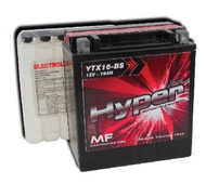 แบตเตอรี่แห้งพร้อมใช้ YTX16BS 12V-14AH สำหรับ ZR1100 / VULCAN / INTRUDER 1400 TRIUMPH /TIGER 800 ( สินค้ามาตรฐาน)