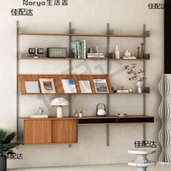 Creative Vitsoe606 Partition Bookshelf Track Wall-Mounted Bookcase Nordic Storage System Shelf Wall 