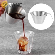 JANE Espresso Shot Cup, Universal Stainless Steel Espresso Measuring Cup, Accessories 304 100ml Measuring Shot Glass