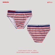 Bobson Japanese Men's Accessories Basic Hipster Brief 168634 (Red Blue)