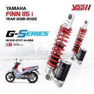 YSS โช้คอัพหลัง โช้คหลัง G-SERIES สำหรับ YAMAHA FINN 115i ปี 2018-2022 ยามาฮ่าฟินน์ ความสูง 270mm. R
