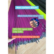 85cm carbon slats make small kites, super flexible, wind-proof without degree