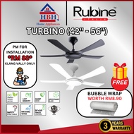 kipas turbo Kelajuan 9F+9R [RUBINE]|TURBINO42-5B |TURBINO56-5B 9F+9R Speed | 22W Tri-colour LED | Sl