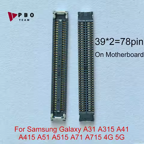5-20pcs USB Charging Port FPC Connector 2*39= 78Pin For Samsung Galaxy A31 A315 A41 A415 A51 A515 A7