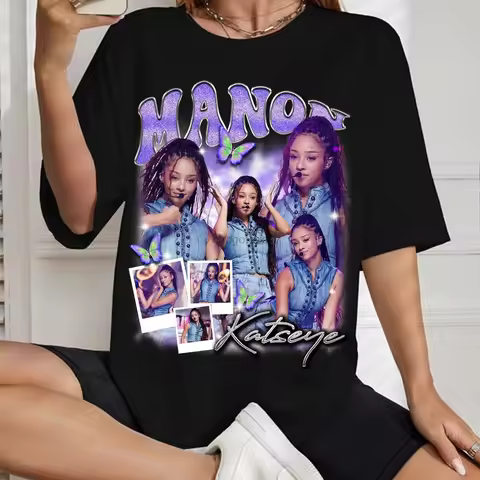 Retro Manon Katseye Graphic T-shirt Soft is Strong Album Sweatshirt Shirt Sophia Daniela Megan
