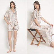 CO Freya Set - Piyama ORGANIC SILK Berkerah Pajamas Set