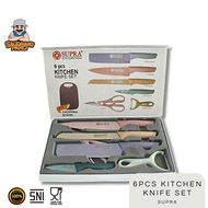 SUPRA Pisau Set Kitchen Knife Set 6IN1