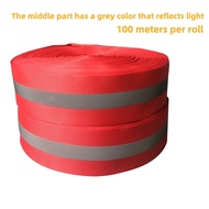 50*15mm reflective strip safety warning tape, reflective fabric, polyester fabric, high-visibility r