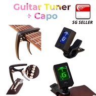 ✅ 🇸🇬 seller | All Guitars, Ukulele or Volin or Chromatic Tuner and Capo with Pin Puller