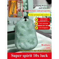 【Birthstone Zodiac Enhancer】12 Chinese Zodiac Signs Personalized Necklace Zodiac Necklace/Chinese