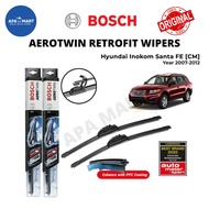 Bosch Aerotwin Retrofit U Hook Wiper Set for Hyundai Inokom Santa FE(CM)(Year 2007-2012)(24"/18")