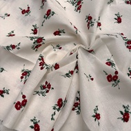 KEMEJA KATUN Premium Cotton linen Fabric - premium patterned cotton linen fabric - patterned linen f