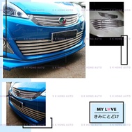 perodua Alza 2014 - 2020 front grill chrome / alza front grill  aluminum chrome