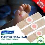 MATA Fish Eye and Wart Plaster 6 Pcs - 1 Strip/ Fish Eye Medicine / Calluses / Callusol / Salicylic 