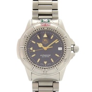 成色極佳 TAG Heuer 4000 系列專業 200 公尺防水 WF1113-K0 不銹鋼海軍藍銀色石英腕錶 1727 [二手] TAG HEUER