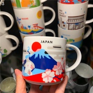 Fast Shipping = 2019 Japan Mount Fuji STARBUCKS STARBUCKS City Cup Mug YAH Ceramic Cup Coffee Cup