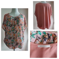 Axes Femme Women Blouse Oversize Sz M Bust Up To 60 Inches Length 24