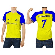 Al Nassr Fullprint Sublime Custom Jersey Al Nassr Cristiano Ronaldo Free Nickname