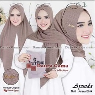 Instant Triangle Jersey Liberty Non-pet hijab by Daura gama / ayunda hijab