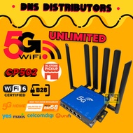 (Mini GTENIQ) 5G NR CPE GTEN CP502 WiFi-6 Qualcomm X55 Unlimited Internet Hotspot High Power Wireless Home Router