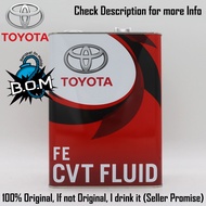 [100% Original] Toyota CVT FE Auto Oil, Minyak Auto, Auto Transmission Fluid, Toyota Vios (2016-21),
